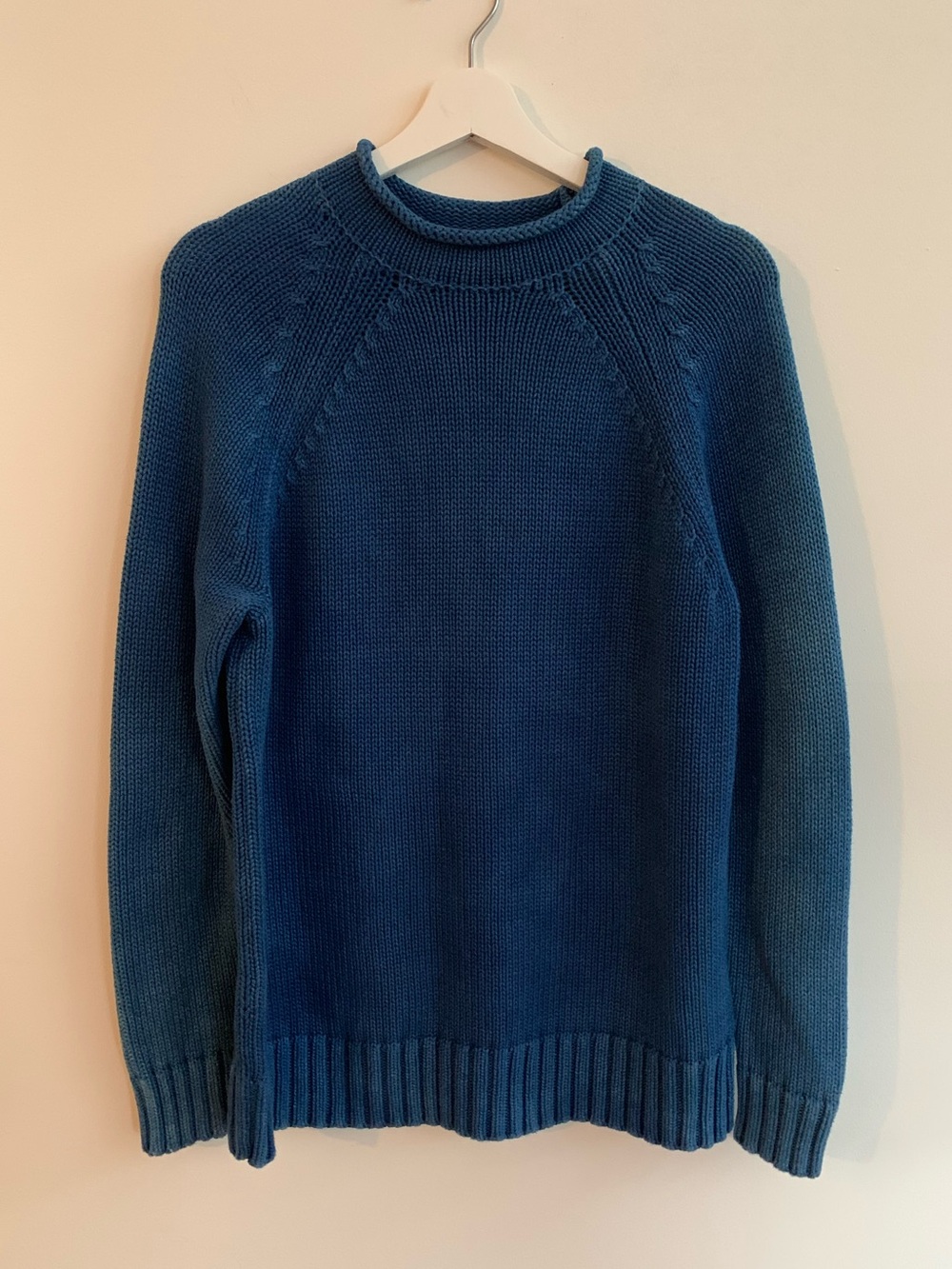 Alex Mill Cotton Crewneck Sweater in Indigo